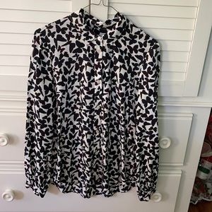kate spade butterfly blouse